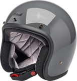 BILTWELL Bonanza Helmet - Gloss Storm Gray - XS 1001-165-201