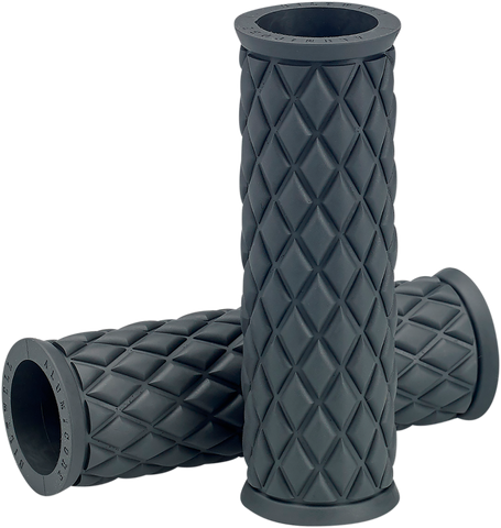 BILTWELL Grips - Alumicore - Replacement - Gray 6706-0501