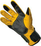 BILTWELL Borrego Gloves - Gold/Black - Small 1506-0701-302
