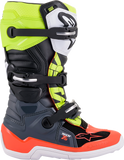 ALPINESTARS Youth Tech 7S Boots - Black/Gray/Red/White/Yellow - US 6 2015017-9058-6