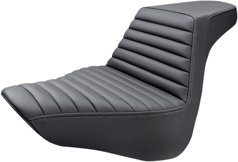 SADDLEMEN Step-Up Seat - Front Tuck-n-Roll - Black 818-27-171