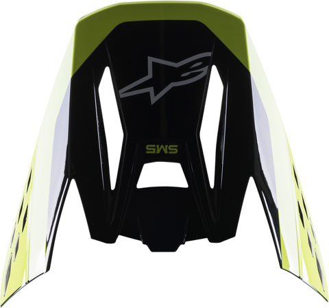 ALPINESTARS SM5 Visor - Beam - Black/Gray/Yellow 8983622-1515
