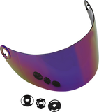 BILTWELL Gringo S Gen 2 Shield - Flat - Rainbow Mirror 1111-223