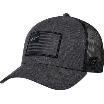 ALPINESTARS Flag Snapback Hat - Heather Charcoal/Black 1211-81013-1910-OS