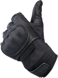 BILTWELL Bridgeport Gloves - Black Out - Medium 1509-0101-303