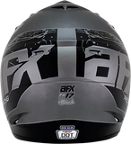 AFX FX-17 Helmet - Attack - Frost Gray/Matte Black - XL 0110-7140