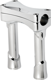 BILTWELL Risers - Murdock - Oversized - 6" - Chrome 6413-105-06