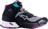 ALPINESTARS Stella CR-X Drystar® Shoes - Black/Gray/Teal/Purple - US 9 261152313709