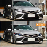 2018-2024 Toyota Camry Le Se Xle Xse Trd Quad Projectors Headlights