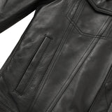 Nightstrike Men’s Motorcycle Leather Jacket