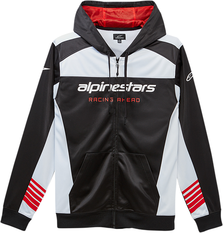 IN STOCK ALPINESTARS Sessions II Hoodie - Black/White - Medium 1230531001020M