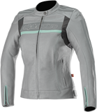 IN STOCK ALPINESTARS Stella Dyno v2 Jacket - Gray/Aqua - US 2 / EU 38 3112518-904-38 004025524 2813-0798