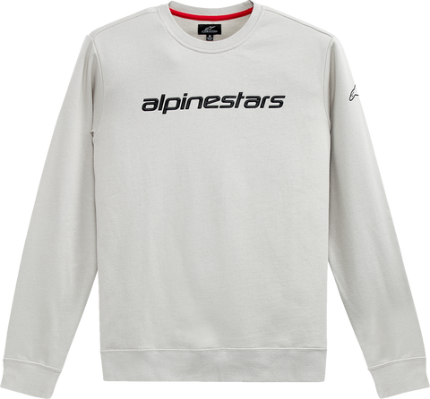 ALPINESTARS Linear Crew Fleece - Silver/Black - Medium 1212513241900M