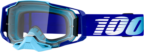 100% Armega Goggles - Royal - Clear 50004-00004