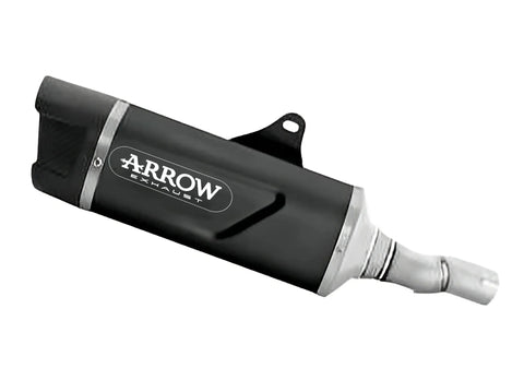 HONDA FORZA 750 E5+ 2025 INDY RACE EVO ALUMINIUM DARK EXHAUST - 73523aknc