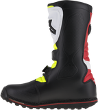 ALPINESTARS Tech-T Boots - White/Red/Yellow Fluorescent/Black - US 12 2004017-2351-12