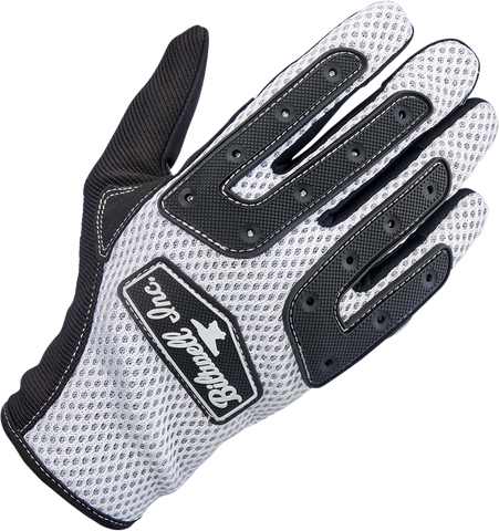 BILTWELL Anza Gloves - White - Large 1507-0401-004