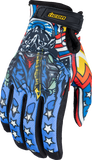 ICON Hooligan™ CE Flyboy Gloves - Blue - 2XL 3301-4713