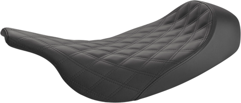 SADDLEMEN Renegade Solo Seat - Lattice Stitched - Black 897-07-002LS