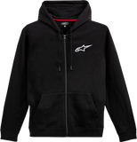 ALPINESTARS Ageless Zip Hoodie - Black/White - 2XL 12125360010202X