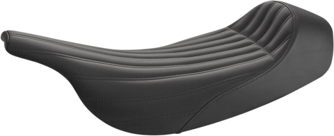 SADDLEMEN Knuckle Solo Seat - Ribbed - Black 897-07-0023