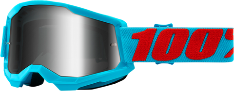100% Strata 2 Goggles - Summit - Silver Mirror 50028-00011