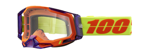 100% Racecraft 2 Goggles - Panam - Clear 50009-00021
