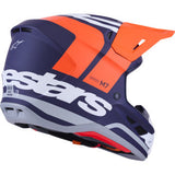 ALPINESTARS SM7 Helmet - Core - Matte Orange/Blue - Large 8301826-408-L