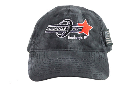 Motorcyclepedia Logo Adjustable Baseball Hat - V-Twin Mfg.