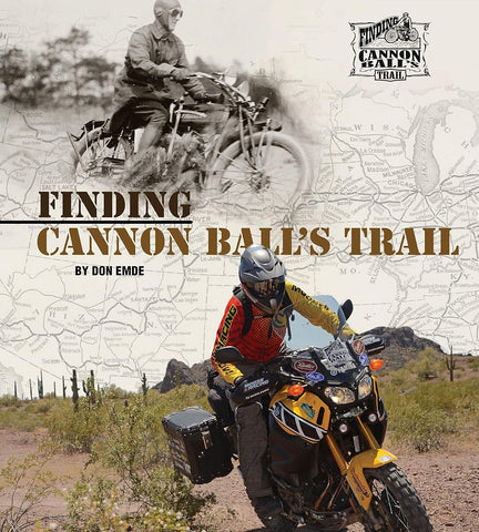 Hard Cover Finding Cannonball Trail Book - V-Twin Mfg.