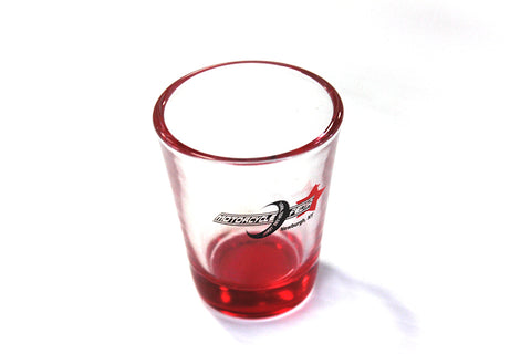 Motorcyclepedia Shot Glass - V-Twin Mfg.