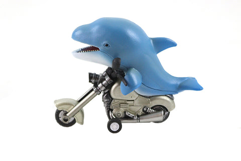 Big Head Dolphin Animal Rider Toy - V-Twin Mfg.