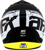 AFX FX-17 Helmet - Attack - Matte Black/Hi-Vis Yellow - XL 0110-7176