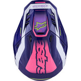 ALPINESTARS SM7 Helmet - Deed - Gloss Purple/Pink - Large 8302426-3142-L