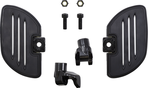 SHOW CHROME Driver Floorboards - Black - Ryker 41-404BK