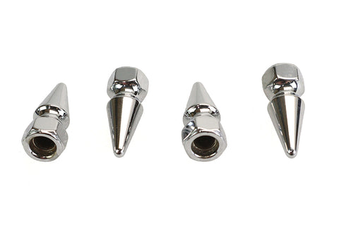 Chrome Pike Nut Fine 5/16 inch-24 Thread - V-Twin Mfg.