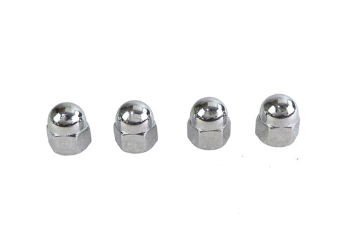 Chrome Acorn Nut Fine 5/16 inch-24 Thread - V-Twin Mfg.