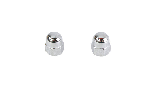 Chrome Acorn Nut Set Fine 7/16 inch-20 Thread - V-Twin Mfg.