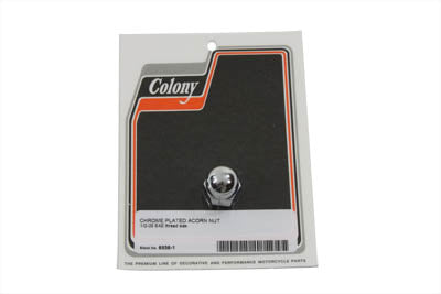 Chrome Acorn Nut 10-24 Coarse Thread - V-Twin Mfg.
