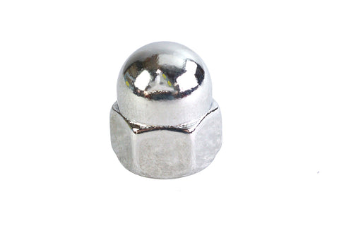 Chrome Acorn Nut 1/2 inch-13 Coarse Thread - V-Twin Mfg.