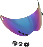 BILTWELL Lane Splitter Gen 2 Shield - Rainbow Mirror 1112-223