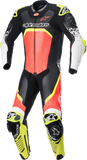 ALPINESTARS GP Tech Suit v4 - Black/Red Fluorescent/Yellow Fluorescent - US 40 / EU 50 3156822-1355-50