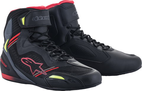 ALPINESTARS Faster-3 Rideknit® Shoes - Black/Red/Yellow - US 7.5 25103191368