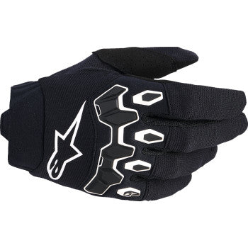 ALPINESTARS Youth Full Bore V2 Gloves - Black/White - 3XS 3540226-12-3XS