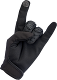 BILTWELL Anza Gloves - Black Out - Large 1507-0101-004