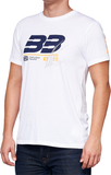 100% BB33 Signature T-Shirt - White - Large BB-32140-000-12