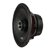 PRO-ZT 8" Coaxial Mid-Range Loudspeaker with Water-Resistant Cone Built-in Bullet Tweeter and Grill | 275W RMS 4-Ohm