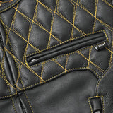 Tactical Emerald Men’s Motorcycle Leather Vest