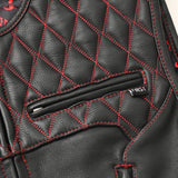 Tactical Emerald Men’s Motorcycle Leather Vest