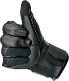 BILTWELL Belden Gloves - Black - Small 1505-0101-302